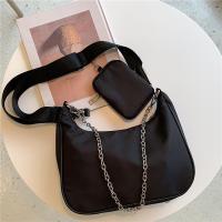 Bolso de diseñador de lujo para mujer, bandolera Vintage de nailon con cadena, a la moda - details 21