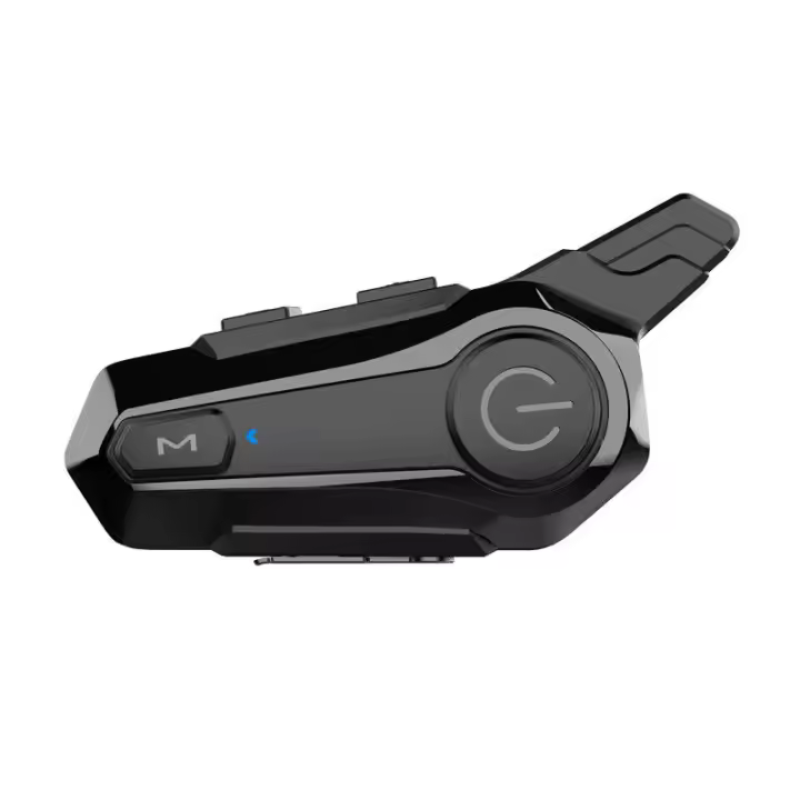 Auriculares de Moto Bluetooth Intercomunicador de Casco con Cancelación de Ruido, Música Estéreo, Impermeable IPX6, para Casco Abierto de Medio Equipo Escolar - 1