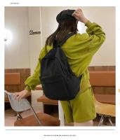 Mochila escolar impermeable de gran capacidad para mujer, mochila escolar con cremallera suave, Color sólido, mochila informal para adolescentes y niñas, suministro para estudiantes - details 35