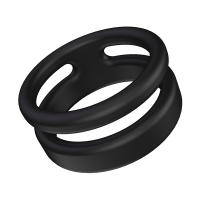 Anillo de Pene Doble de Silicona OOEEY para Retardo de Eyaculación Añadores de Pene Masculino Juguetes Sexuales Eróticos para Hombres - details 0