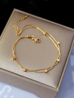 Pulsera de Circonio Brillante de Oro 18k Diseño Exquisito de Corea Regalo Plateado de Ley 925 para Mujer y Niña - details 2