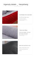 Cama cuadrada de felpa suave para perro y gato, perrera, accesorios para animales, cesta para perros, sofá cama más grande, productos para cachorros medianos, colchón - details 10