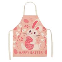 Delantal de lino con estampado Floral para adultos y niños, delantal de dibujos animados de plantas, accesorios de cocina para el hogar - details 21