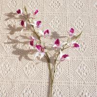 Rama de Dendrobium Artificial, 2 tenedores, orquídeas de simulación realistas hechas a mano, flores falsas de tacto Real exquisitas - details 11