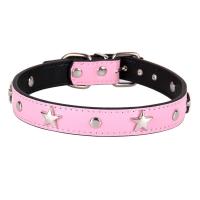Collar de Mascota de Cuero con Pendientes de Estrellas Ideal para Perros Pequeños y Medianos - details 9