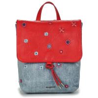 Bandolera Desigual, nueva moda mochila gran capacidad, señoras, mochila escolar ligera de viaje, bordado, cremallera - details 0