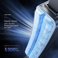Ventilador montado en la cintura, cómodo y portátil, con anillo de viento, pequeño ventilador silencioso, refrigeración, aire ac - details 17