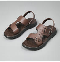 Nuevas Sandalias de Hombre 2025 Zapatos de Playa de Verano Estilo Doble Propósito para Conducir y Usar al Aire Libre Antideslizantes para Papá - details 2