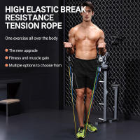 Juego de cuerdas para tirar, bandas de resistencia, equipo de Fitness portátil, expansor de pecho, correa de tobillo, banda elástica para ejercicio - details 0
