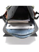Mochila retro para ordenador portátil con puerto de carga USB, mochila de viaje impermeable para hombres y mujeres - details 33