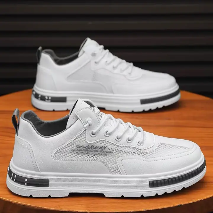 Zapatos de Malla Transpirable para Hombres en Verano Zapatos Deportivos Casuales de Plataforma de Moda - 1