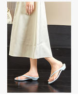 Nuevas chanclas sandalias versátiles casuales zapatillas de pellizco premium de media fregona de moda. - details 15