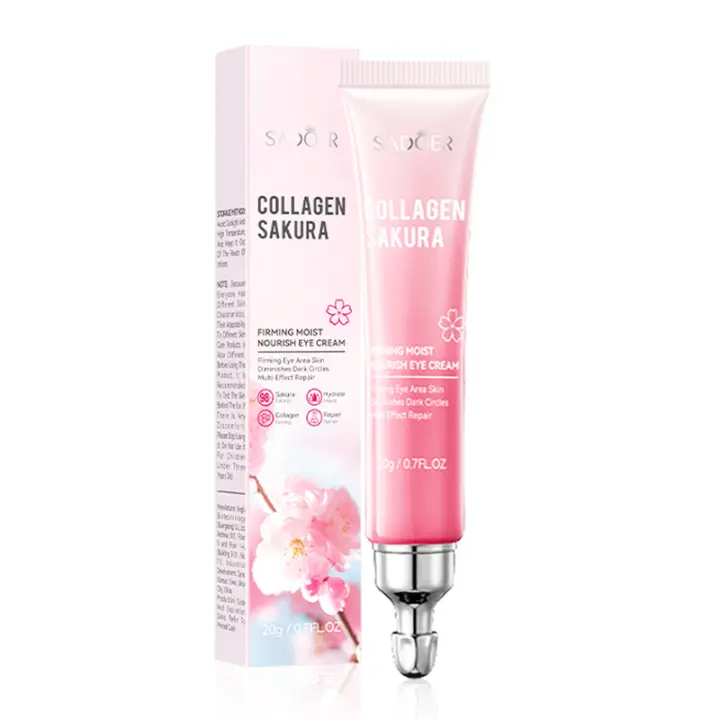 Crema para los Ojos de Sakura SADOER Eliminación de Ojeras, Reafirmación y Hidratación - 1