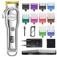 Tijeras de peluquería profesionales para peluqueros, potente juego de tijeras eléctricas, sin cable, ajustables, t - details 0