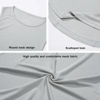 Summer Tank Top Mens Gym Fitness Training Clothing Quick Dry Silm Fit Bodybuilding Sleeveless Shirts Men Fashion Basketball Vest - details 18