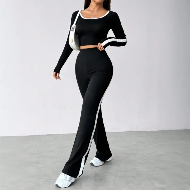 Conjunto de Moda Europea 2025 Dos Piezas Coordinadas Forro Envío Rápido - 1
