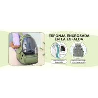 ALLSOPETS Mochila para Gatos Diseño Innovador con Burbuja Plegable & Portátil