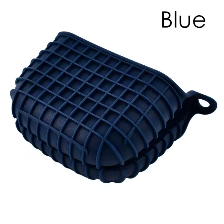 TK Guantes de silicona resistentes al calor, manoplas antideslizantes para horno, cocina, antiquemaduras, Clip de mano, bandeja, plato, tazón, soporte, aislamiento para hornear - 1