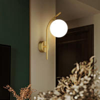 Luz de Pared de Vidrio Moderna, Sombra Blanca de Vidrio para Dormitorio, Sala de Estar, Baño y Balcón - details 1