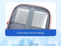 Mochila de viaje para mujer, deportes al aire libre impermeable, bolsa para portátil, mochila de transporte, multifuncional, viajes de negocios, clasificación en húmedo y seco, mochila escolar de gran capacidad - details 8