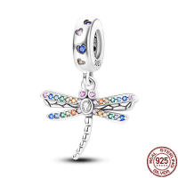 Encantos de Pulgas de Plata Esterlina S925 100% para Mujeres Joyería Fina de Cumpleaños Ajuste a Pulseras Originales de 3mm DIY con Cuentas Material Principal de Metal: Zircon - details 17