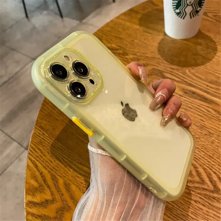 Funda de teléfono transparente con parachoques de silicona a prueba de golpes para iPhone 16 15 14 13 12 11 Pro Max XR X XS 7 8 Plus, funda transparente suave - 1