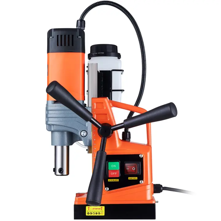 Taladro magnético SucceBuy: 1300 W, 2922 lbf/13000 N, 810 RPM portátil. Potente prensa de taladro Mag para una perforación precisa - 1