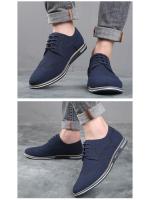 Zapatos casuales de hombre estilo brogue de moda, talla grande, bajos, esmerilados, de gamuza, estilo británico, 2025 - details 4