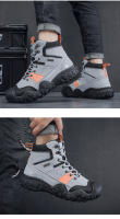 Zapatos de senderismo al aire libre para hombre, botas de montaña de invierno, zapatillas antideslizantes, zapatos de trabajo - details 17