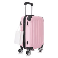 Maleta Cabina ABS 55x40x20cm 40L - 20 Pulgadas - Ruedas Giratoriasdoblescon360ª - Ryanair Vueling Iberia Wizzair - Negro/Azul/RosaDorado/Plateado/Amarillo/Rojo/RosaChicle/Turquesa/Verde/Menta/Morada - details 5