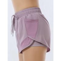 Pantalones cortos sueltos informales de secado rápido de talla grande para mujer, pantalones cortos antideslizantes para correr, fitness y yoga, pantalones cortos de yoga para mujer - details 0