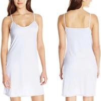 Vestidos de talla grande para mujer, vestidos finos de seda helada sin costuras, camisón de verano, vestido sin mangas con chaleco interior - details 2