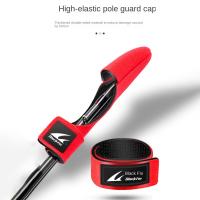 Tapa protectora para caña de pescar, funda protectora con cierre grueso, correas para caña de pescar, soportes para ventilar, elasticidad, amarre para caña de pescar - details 16