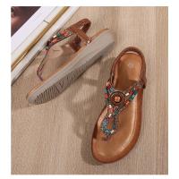 Sandalia de Cuña Mujer 2025 con Cristales Transpirables - Diseño Boho Chic Elegante, Zapatos de Verano Cómodos para Playa, Fiesta y Diario, Moda Primavera-Verano - details 28