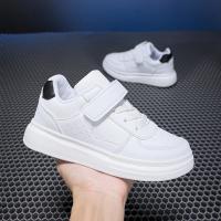 Zapatillas De Deporte Transpirables Para Niños Y Niñas, Calzado Deportivo Informal Para Correr, Suela Blanda Antideslizante De Cuero, Tenis Blancos Para Exteriores - details 4