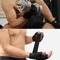 Guantes de entrenamiento para hombre y mujer, envolturas de muñeca, levantamiento de muñeca, para Fitness, entrenamiento, protección completa de La Palma, 1 par - details 7