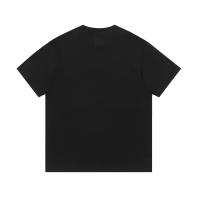 LOEVE, novedad de verano, camiseta con bordado de letras de algodón puro, marca de moda para hombre, manga corta, Top informal americano de cuello redondo para parejas - details 1