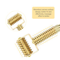 Beauty Derma-Rodillo profesional para el crecimiento del cabello y la barba, rodillo de masaje con microagujas de Metal dorado para hombres y mujeres - details 3