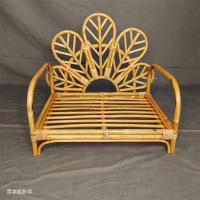 Cama de madera para bebé con accesorios de fotografía para niños pequeños caja de lona vintage para recién nacidos dangerosa normal recomendada para 0-2 años hecha en China - details 5