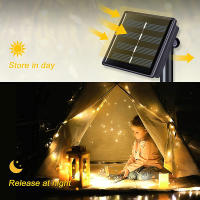 Guirnalda de luces LED Solar para exteriores, lámpara de alambre de cobre impermeable para jardín, patio, árbol, fiesta de Navidad, 8 modos, 300/200 - details 14