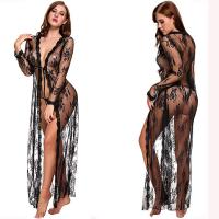 Camisón Sexy para mujer, lencería secreta, vestidos de baile transparentes, picardías, abrigos eróticos de noche, ropa interior larga de tentación - details 2