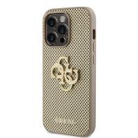 Funda TPU Perforada 4G Glitter Metal iPhone 15 Pro Max Gold Root Technology - details 2
