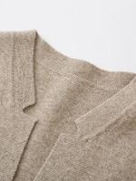 Chaqueta deportiva de lana para hombre, cárdigan de Cachemira con cuello en V informal a la moda, Chaqueta deportiva suave de punto de lana para otoño e invierno - details 18