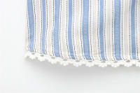 Camiseta Sin Mangas para Mujer OUWU Cuello Halter con Rayas Atadas Espalda Descubierta - details 7