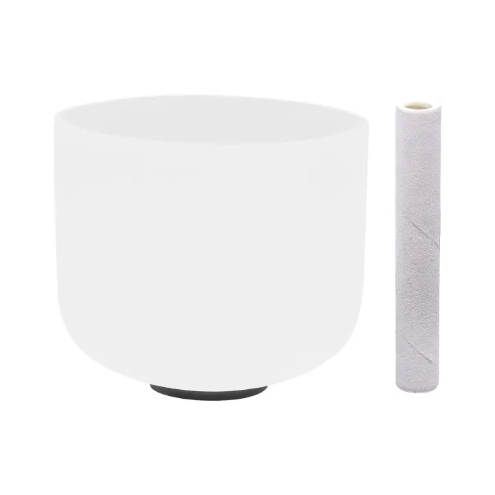 Cuenco de Canto de curación de sonido tibetano, cuenco de Canto de Tara Blanca para aliviar la ansiedad para Yoga, 8" - 1