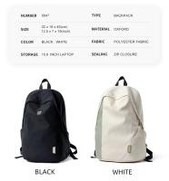 Mochila ligera Oxford para hombre, bolso para portátil de 15,6 pulgadas, mochila de viaje informal impermeable, bolso escolar deportivo para adolescentes al aire libre - details 9