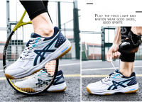 Zapatos De Tenis LiXingMing Para Hombres Y Mujeres Transpirables Antideslizantes Deportivas Para Voleibol Y Badminton Entrenamiento De PingPong Zapatillas Para Parejas Torsión Microfibra EVA Medio Ancho Tamaño 36-45 - details 5