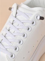 No atar cordones elástico de ocio al aire libre zapatillas de deporte rápido plano de seguridad cordón niños y adultos Unisex cordones para perezosos - details 0