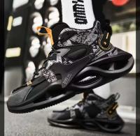 Zapatos de hombre reflectantes de moda, deportes de moda y zapatos que aumentan la altura. - details 5