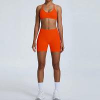 Pantalones de Yoga sin costuras para mujer, pantalones cortos deportivos para correr, transpirables, cintura alta, LICRA - details 9